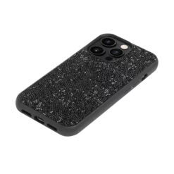 Coque Bling Strass Pour Apple IPhone 13 Pro, Minuit Noir -TheKase Elegant Boutique 144300 large