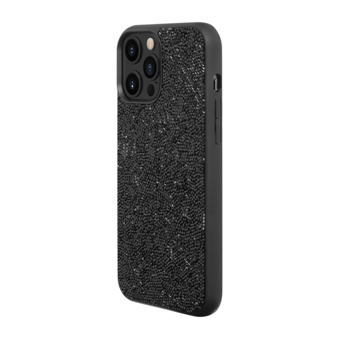 Coque Bling Strass Pour Apple IPhone 13 Pro Max, Minuit Noir 4 Coque Bling Strass Pour Apple IPhone 13 Pro Max, Minuit Noir – Image 2