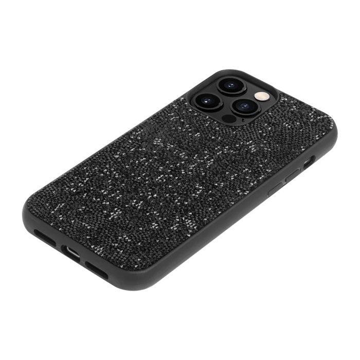 Coque Bling Strass Pour Apple IPhone 13 Pro Max, Minuit Noir 5 Coque Bling Strass Pour Apple IPhone 13 Pro Max, Minuit Noir – Image 3