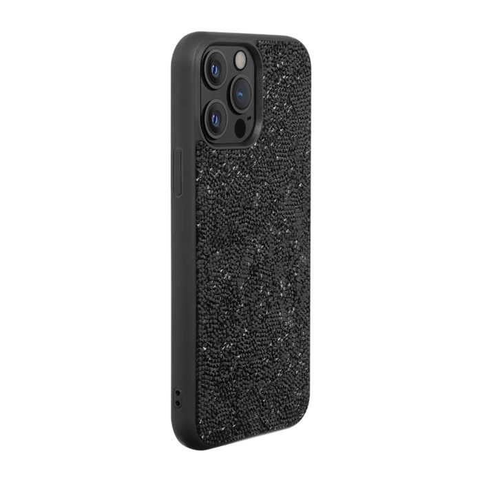 Coque Bling Strass Pour Apple IPhone 13 Pro Max, Minuit Noir 6 Coque Bling Strass Pour Apple IPhone 13 Pro Max, Minuit Noir – Image 4