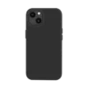 Coque En Gel De Silicone Doux Pour Apple IPhone 13, Noir Satin