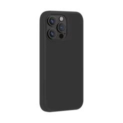 Coque En Gel De Silicone Doux Pour Apple IPhone 13 Pro, Noir Satin -TheKase Elegant Boutique 144313 large