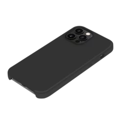 Coque En Gel De Silicone Doux Pour Apple IPhone 13 Pro Max, Noir Satin -TheKase Elegant Boutique 144316 large