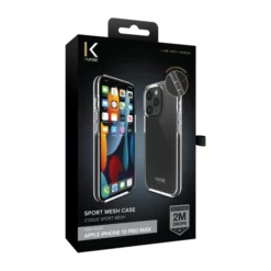 Coque Sport Mesh Pour Apple IPhone 13 Pro Max, Noir De Jais 15 Coque Sport Mesh Pour Apple IPhone 13 Pro Max, Noir De Jais -TheKase Elegant Boutique 144377 large