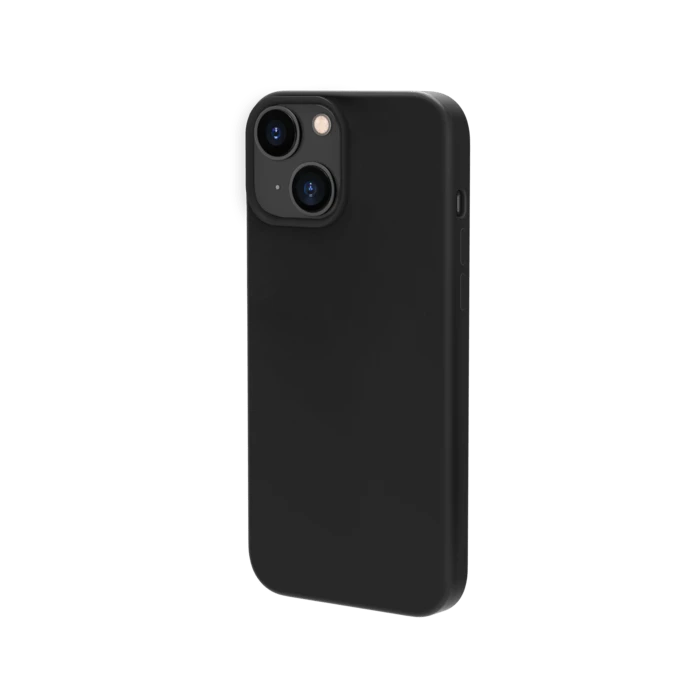 Coque Antichoc En Gel De Silicone Doux Pour Apple IPhone 13 Mini, Noir Satin 5 Coque Antichoc En Gel De Silicone Doux Pour Apple IPhone 13 Mini, Noir Satin – Image 3