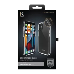 Coque Sport Mesh Pour Apple IPhone 13, Noir De Jais 14 Coque Sport Mesh Pour Apple IPhone 13, Noir De Jais -TheKase Elegant Boutique 144421 large