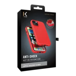 Coque Antichoc En Gel De Silicone Doux Pour Apple IPhone 13 Mini, Rouge Ardent 17 Coque Antichoc En Gel De Silicone Doux Pour Apple IPhone 13 Mini, Rouge Ardent -TheKase Elegant Boutique 144430 large