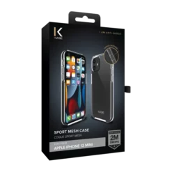 Coque Sport Mesh Pour Apple IPhone 13 Mini, Noir De Jais -TheKase Elegant Boutique 144440 large