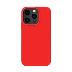 Coque Antichoc En Gel De Silicone Doux Pour Apple IPhone 13 Pro, Rouge Ardent