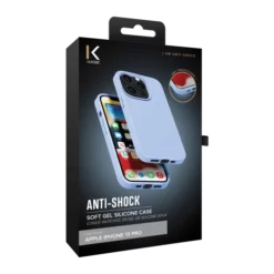 Coque Antichoc En Gel De Silicone Doux Pour Apple IPhone 13 Pro, Bleu Lilas 17 Coque Antichoc En Gel De Silicone Doux Pour Apple IPhone 13 Pro, Bleu Lilas -TheKase Elegant Boutique 144477 large