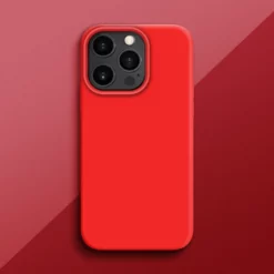 Coque Antichoc En Gel De Silicone Doux Pour Apple IPhone 13 Pro, Rouge Ardent -TheKase Elegant Boutique 144481 large