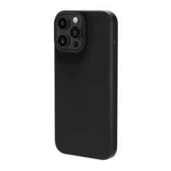 Coque Antichoc En Gel De Silicone Doux Pour Apple IPhone 13 Pro Max, Noir Satin -TheKase Elegant Boutique 144493 large