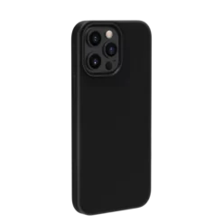 Coque Antichoc En Gel De Silicone Doux Pour Apple IPhone 13 Pro Max, Noir Satin -TheKase Elegant Boutique 144494 large