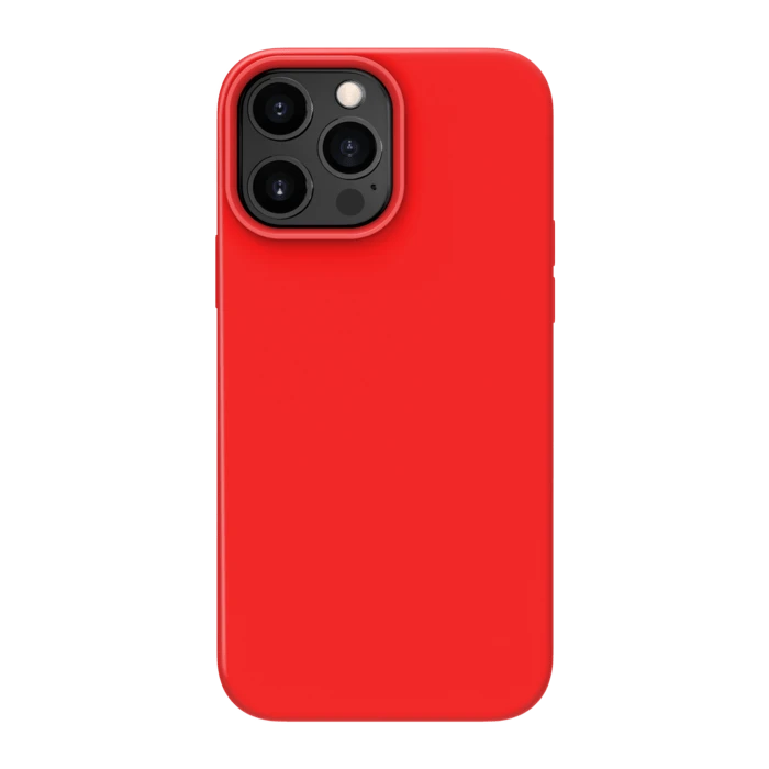 Coque Antichoc En Gel De Silicone Doux Pour Apple IPhone 13 Pro Max, Rouge Ardent 3 Coque Antichoc En Gel De Silicone Doux Pour Apple IPhone 13 Pro Max, Rouge Ardent