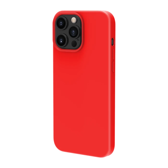 Coque Antichoc En Gel De Silicone Doux Pour Apple IPhone 13 Pro Max, Rouge Ardent 5 Coque Antichoc En Gel De Silicone Doux Pour Apple IPhone 13 Pro Max, Rouge Ardent – Image 3