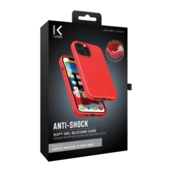 Coque Antichoc En Gel De Silicone Doux Pour Apple IPhone 13 Pro Max, Rouge Ardent 17 Coque Antichoc En Gel De Silicone Doux Pour Apple IPhone 13 Pro Max, Rouge Ardent -TheKase Elegant Boutique 144506 large