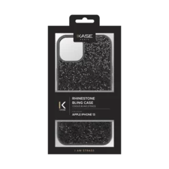 Coque Bling Strass Pour Apple IPhone 13, Minuit Noir 14 Coque Bling Strass Pour Apple IPhone 13, Minuit Noir -TheKase Elegant Boutique 144594 large