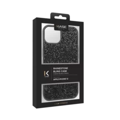 Coque Bling Strass Pour Apple IPhone 13, Minuit Noir 15 Coque Bling Strass Pour Apple IPhone 13, Minuit Noir -TheKase Elegant Boutique 144595 large