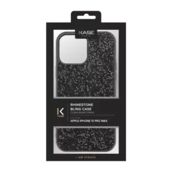 Coque Bling Strass Pour Apple IPhone 13 Pro Max, Minuit Noir 14 Coque Bling Strass Pour Apple IPhone 13 Pro Max, Minuit Noir -TheKase Elegant Boutique 144596 large
