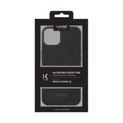 Coque En Suède Alcantara Pour Apple IPhone 13, Noir Minuit -TheKase Elegant Boutique 144671 large