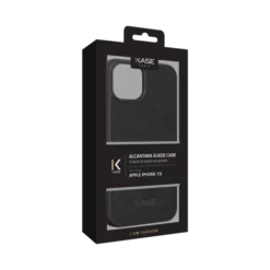 Coque En Suède Alcantara Pour Apple IPhone 13, Noir Minuit -TheKase Elegant Boutique 144672 large