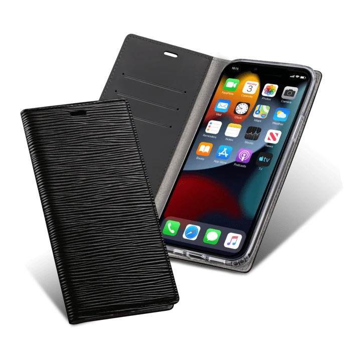 Diarycase 2.0 Coque Clapet En Cuir Véritable Avec Support Aimanté Pour Apple IPhone 13, Noir Minuit 6 Diarycase 2.0 Coque Clapet En Cuir Véritable Avec Support Aimanté Pour Apple IPhone 13, Noir Minuit – Image 4