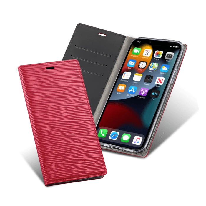 Diarycase 2.0 Coque Clapet En Cuir Véritable Avec Support Aimanté Pour Apple IPhone 13, Rouge Bordeaux 6 Diarycase 2.0 Coque Clapet En Cuir Véritable Avec Support Aimanté Pour Apple IPhone 13, Rouge Bordeaux – Image 4