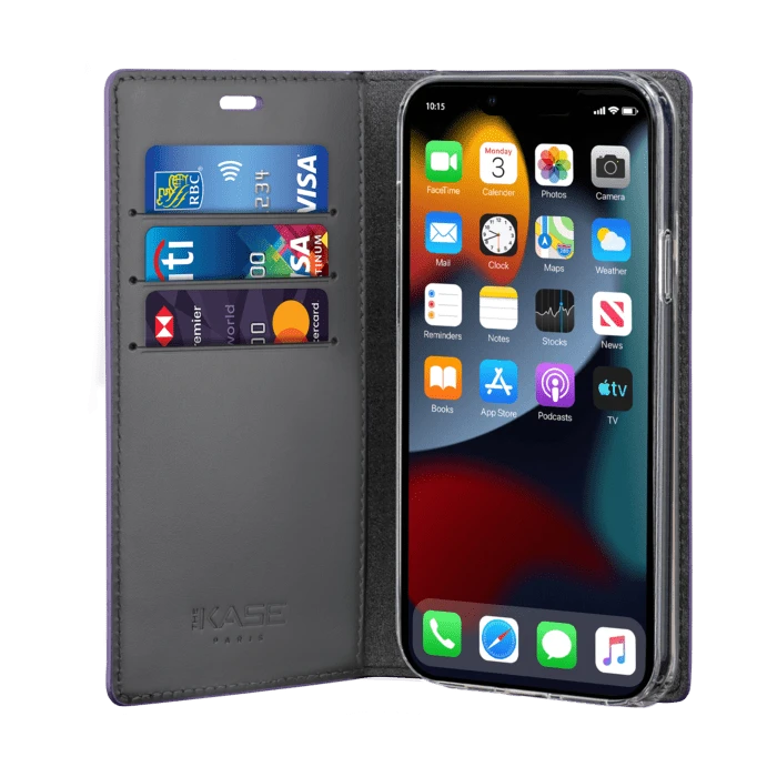 Diarycase 2.0 Coque Clapet En Cuir Véritable Avec Support Aimanté Pour Apple IPhone 13 Pro, Violet Lilas 4 Diarycase 2.0 Coque Clapet En Cuir Véritable Avec Support Aimanté Pour Apple IPhone 13 Pro, Violet Lilas – Image 2