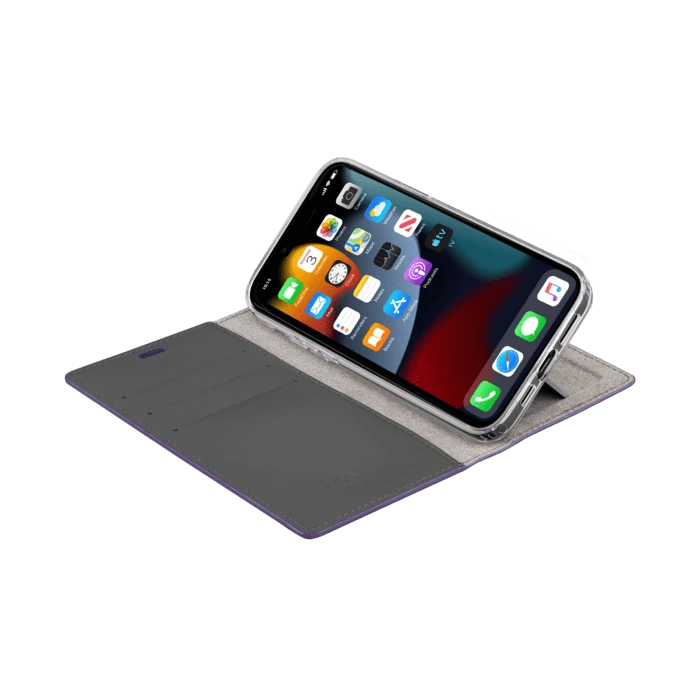 Diarycase 2.0 Coque Clapet En Cuir Véritable Avec Support Aimanté Pour Apple IPhone 13 Pro, Violet Lilas 5 Diarycase 2.0 Coque Clapet En Cuir Véritable Avec Support Aimanté Pour Apple IPhone 13 Pro, Violet Lilas – Image 3