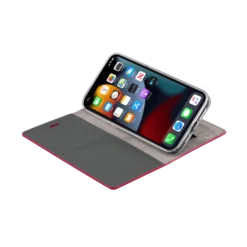 Diarycase 2.0 Coque Clapet En Cuir Véritable Avec Support Aimanté Pour Apple IPhone 13 Pro, Rouge Bordeaux -TheKase Elegant Boutique 144743 large