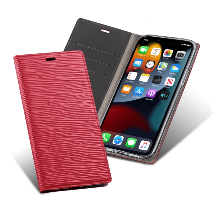 Diarycase 2.0 Coque Clapet En Cuir Véritable Avec Support Aimanté Pour Apple IPhone 13 Pro Max, Rouge Bordeaux 9 Diarycase 2.0 Coque Clapet En Cuir Véritable Avec Support Aimanté Pour Apple IPhone 13 Pro Max, Rouge Bordeaux – Image 7