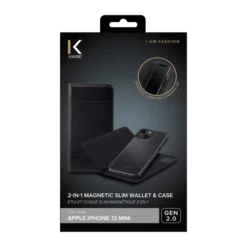 Étui Et Coque Slim Magnétique 2-en-1 GEN 2.0 Pour Apple IPhone 13 Mini, Noir 16 Étui Et Coque Slim Magnétique 2-en-1 GEN 2.0 Pour Apple IPhone 13 Mini, Noir -TheKase Elegant Boutique 144787 large