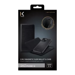 Étui Et Coque Slim Magnétique 2-en-1 GEN 2.0 Pour Apple IPhone 13, Noir 16 Étui Et Coque Slim Magnétique 2-en-1 GEN 2.0 Pour Apple IPhone 13, Noir -TheKase Elegant Boutique 144790 large