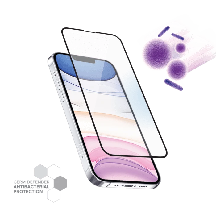 Protection D’écran Antibactérienne En Verre Trempé Ultra-résistant (100% De Surface Couverte) Pour Apple IPhone 13 Mini, Noir 3 Protection D’écran Antibactérienne En Verre Trempé Ultra-résistant (100% De Surface Couverte) Pour Apple IPhone 13 Mini, Noir