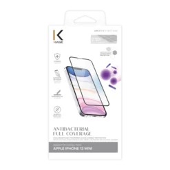 Protection D’écran Antibactérienne En Verre Trempé Ultra-résistant (100% De Surface Couverte) Pour Apple IPhone 13 Mini, Noir 14 Protection D’écran Antibactérienne En Verre Trempé Ultra-résistant (100% De Surface Couverte) Pour Apple IPhone 13 Mini, Noir -TheKase Elegant Boutique 144868 large