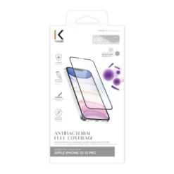 Protection D’écran Antibactérienne En Verre Trempé Ultra-résistant (100% De Surface Couverte) Pour Apple IPhone 13/13 Pro, Noir 14 Protection D’écran Antibactérienne En Verre Trempé Ultra-résistant (100% De Surface Couverte) Pour Apple IPhone 13/13 Pro, Noir -TheKase Elegant Boutique 144878 large