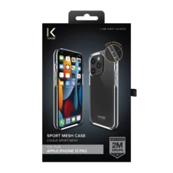 Coque Sport Mesh Pour Apple IPhone 13 Pro, Noir De Jais 14 Coque Sport Mesh Pour Apple IPhone 13 Pro, Noir De Jais -TheKase Elegant Boutique 148165 large