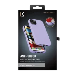 Coque Antichoc En Gel De Silicone Doux Pour Apple IPhone 13, Violet Lilas 16 Coque Antichoc En Gel De Silicone Doux Pour Apple IPhone 13, Violet Lilas -TheKase Elegant Boutique 148197 large