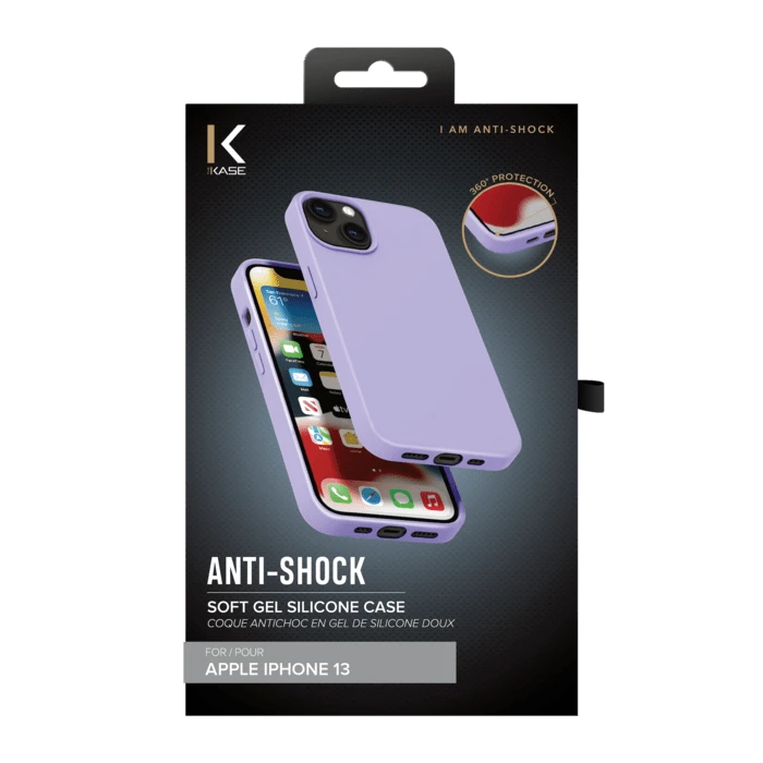 Coque Antichoc En Gel De Silicone Doux Pour Apple IPhone 13, Violet Lilas 9 Coque Antichoc En Gel De Silicone Doux Pour Apple IPhone 13, Violet Lilas – Image 7