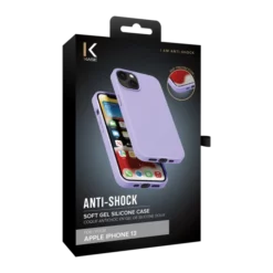 Coque Antichoc En Gel De Silicone Doux Pour Apple IPhone 13, Violet Lilas 17 Coque Antichoc En Gel De Silicone Doux Pour Apple IPhone 13, Violet Lilas -TheKase Elegant Boutique 148198 large