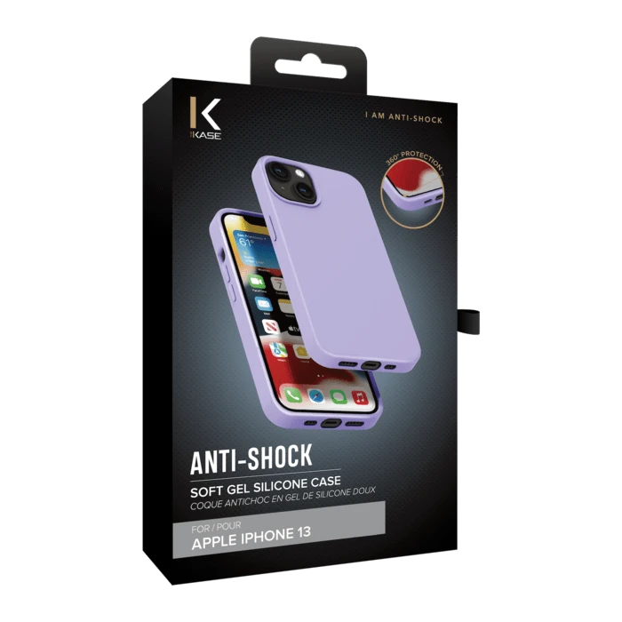 Coque Antichoc En Gel De Silicone Doux Pour Apple IPhone 13, Violet Lilas 10 Coque Antichoc En Gel De Silicone Doux Pour Apple IPhone 13, Violet Lilas – Image 8
