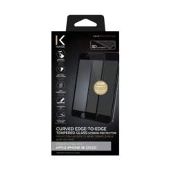 Protection D'écran En Verre Trempé Bord à Bord Incurvé Pour Apple IPhone SE 2022, Noir 14 Protection D'écran En Verre Trempé Bord à Bord Incurvé Pour Apple IPhone SE 2022, Noir -TheKase Elegant Boutique 158657 large