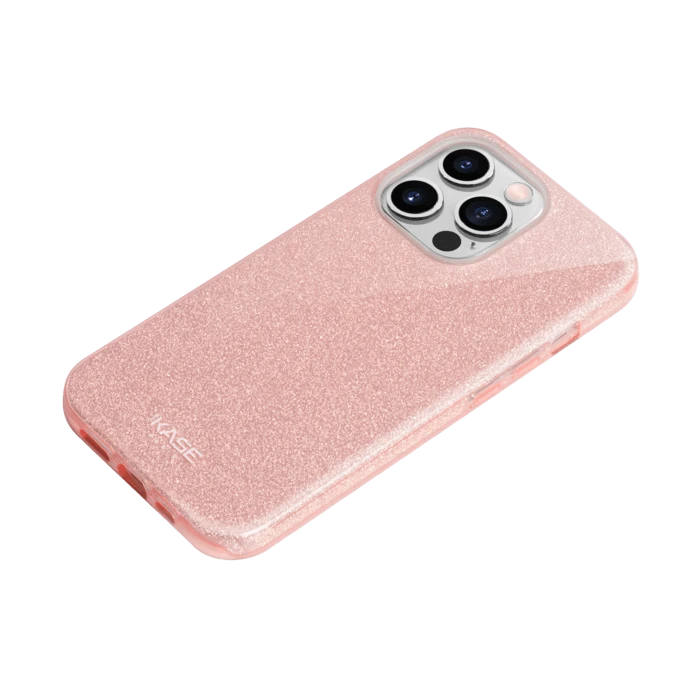 Coque Slim pailletée étincelante Pour Apple IPhone 13 Pro, Or Rose 5 Coque Slim pailletée étincelante Pour Apple IPhone 13 Pro, Or Rose – Image 3