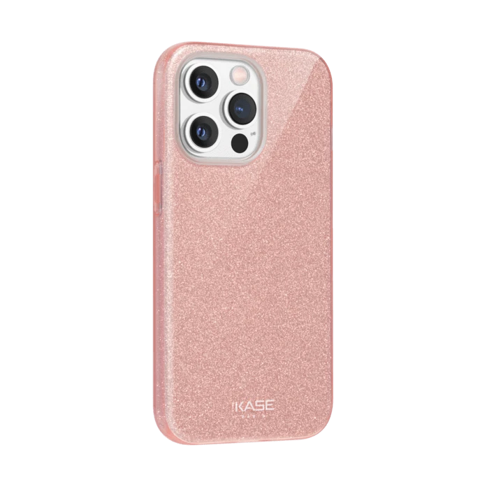 Coque Slim pailletée étincelante Pour Apple IPhone 13 Pro, Or Rose 6 Coque Slim pailletée étincelante Pour Apple IPhone 13 Pro, Or Rose – Image 4