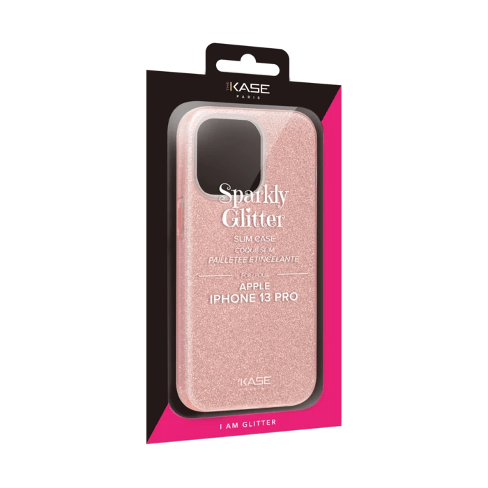 Coque Slim pailletée étincelante Pour Apple IPhone 13 Pro, Or Rose 9 Coque Slim pailletée étincelante Pour Apple IPhone 13 Pro, Or Rose – Image 7