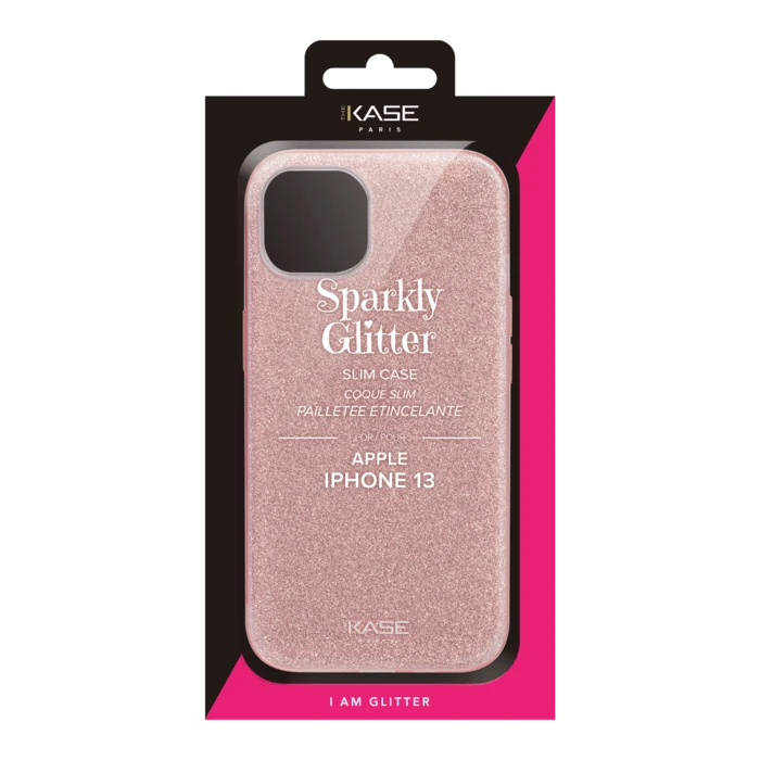 Coque Slim pailletée étincelante Pour Apple IPhone 13, Or Rose 8 Coque Slim pailletée étincelante Pour Apple IPhone 13, Or Rose – Image 6
