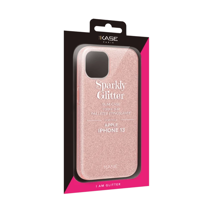 Coque Slim pailletée étincelante Pour Apple IPhone 13, Or Rose 9 Coque Slim pailletée étincelante Pour Apple IPhone 13, Or Rose – Image 7