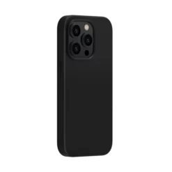 Coque Antichoc En Gel De Silicone Doux Pour Apple IPhone 14 Pro, Noir Satin -TheKase Elegant Boutique 161626 large