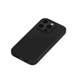 Coque Antichoc En Gel De Silicone Doux Pour Apple IPhone 14 Pro, Noir Satin -TheKase Elegant Boutique 161627 large