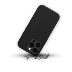 Coque Antichoc En Gel De Silicone Doux Pour Apple IPhone 14 Pro, Noir Satin -TheKase Elegant Boutique 161629 large